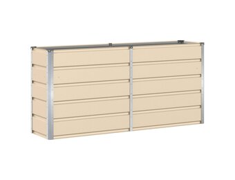 Plantenbak Ivoor Staal 160x40x75cm | -51% Korting
