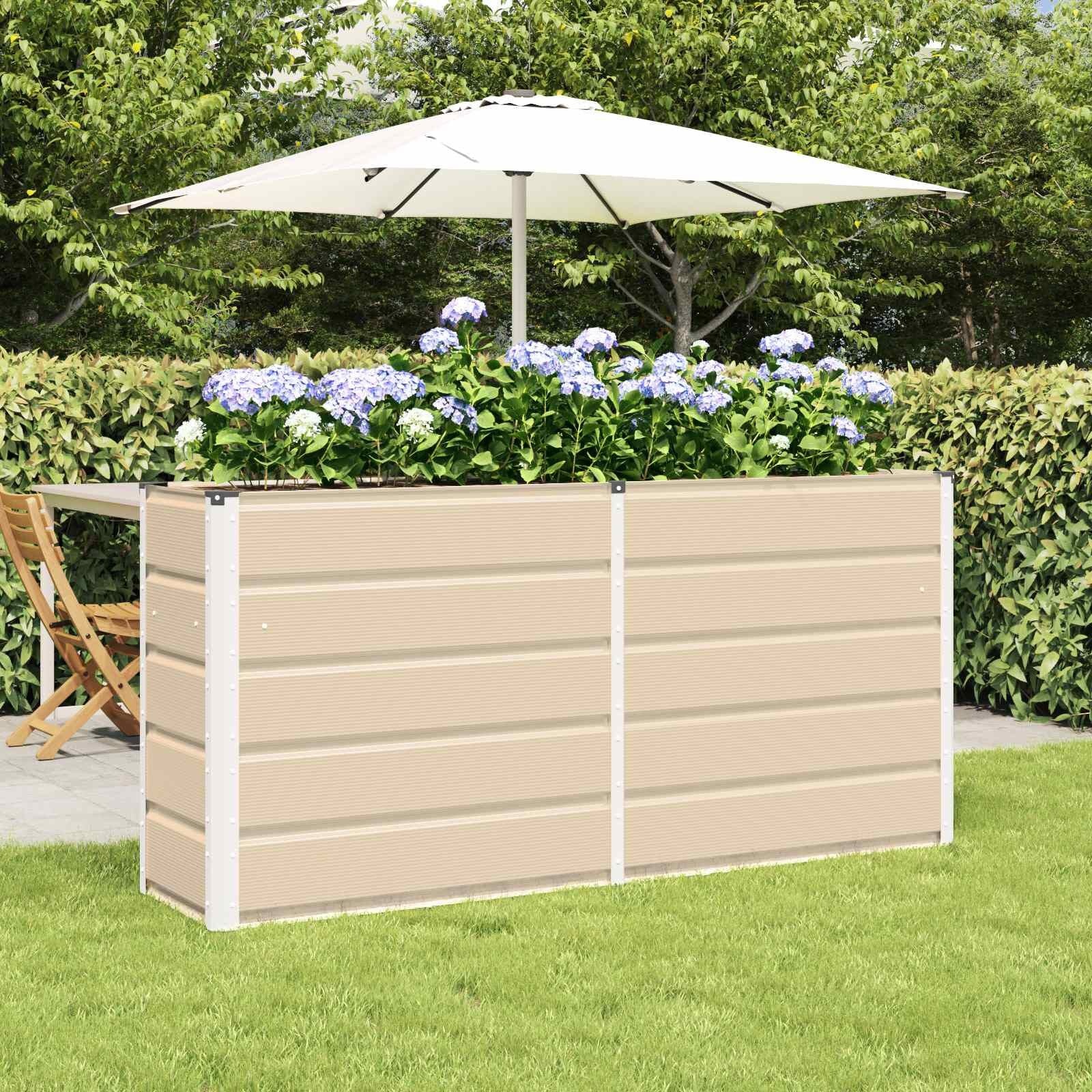 Plantenbak Ivoor Staal 160x40x75cm | -51% Korting