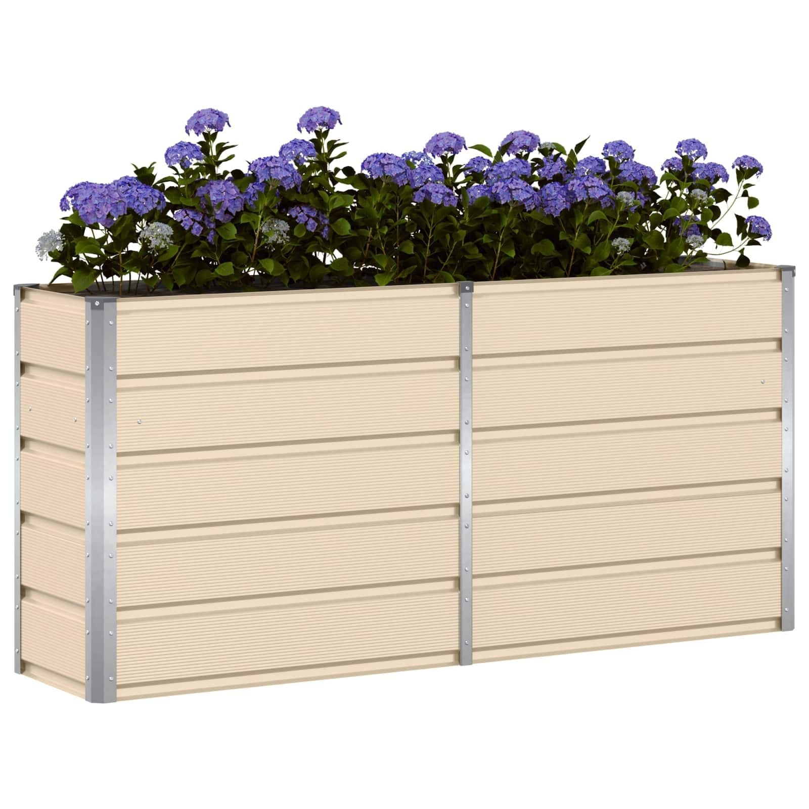 Plantenbak Ivoor Staal 160x40x75cm | -51% Korting