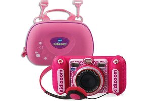 Roze Kindercamera KidiZoom Duo DX | 4-10 Jaar | Selfie & Video | 29% Korting