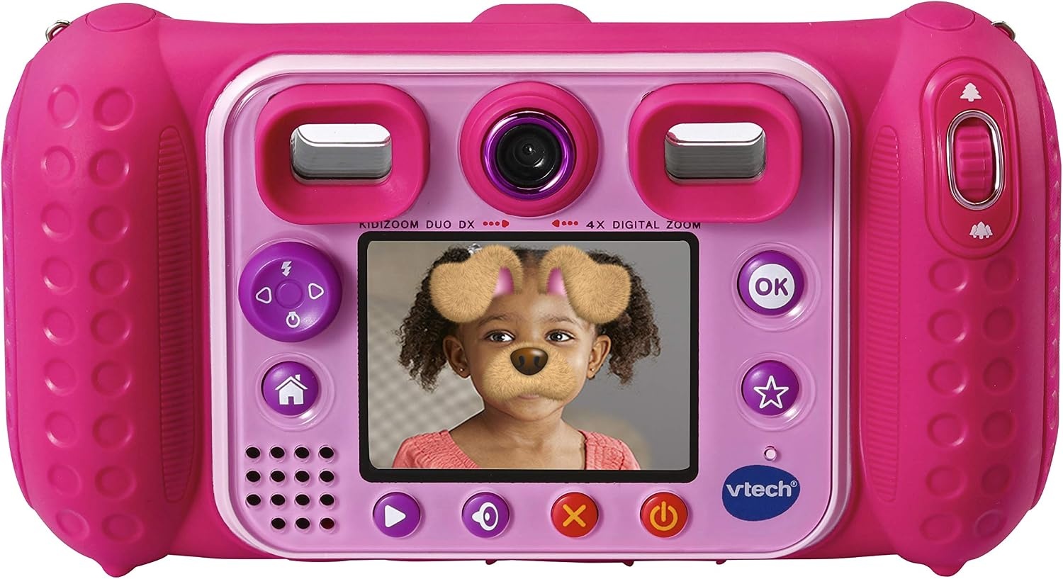 Roze Kindercamera KidiZoom Duo DX | 4-10 Jaar | Selfie & Video | 29% Korting