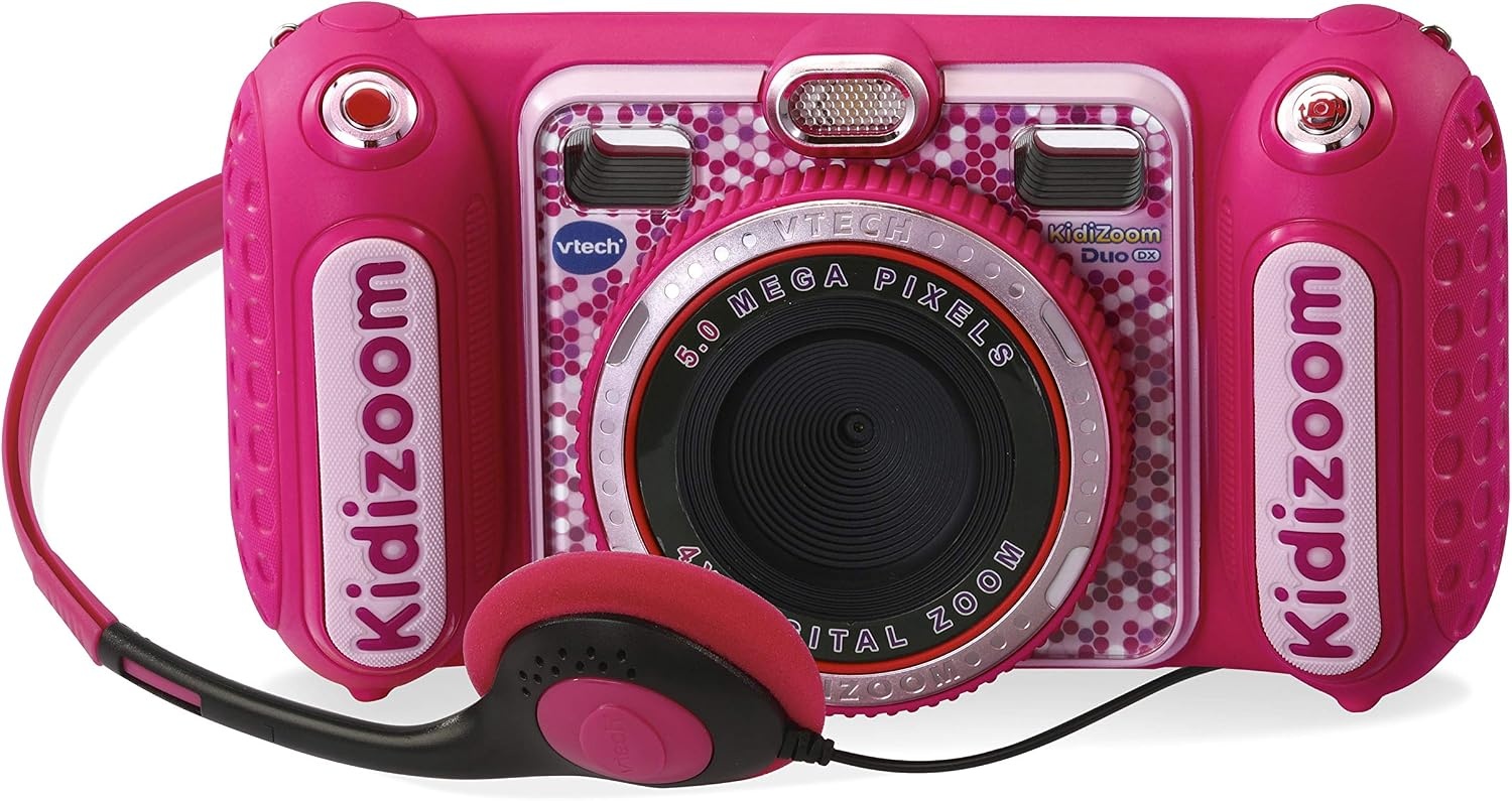 Roze Kindercamera KidiZoom Duo DX | 4-10 Jaar | Selfie & Video | 29% Korting