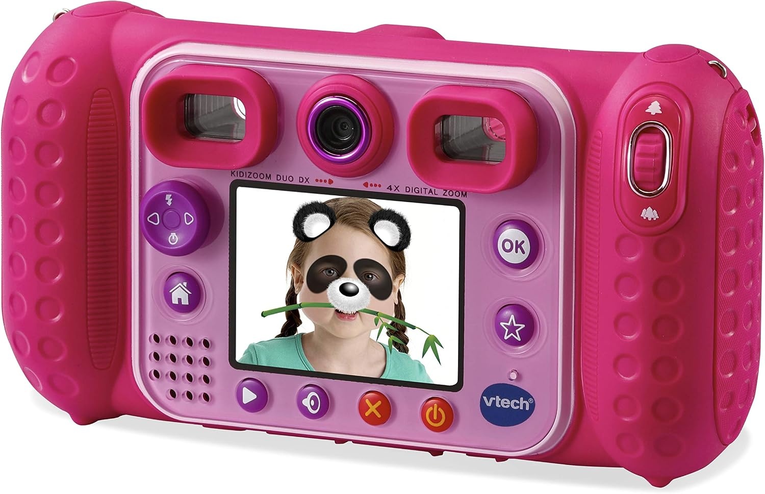 Roze Kindercamera KidiZoom Duo DX | 4-10 Jaar | Selfie & Video | 29% Korting