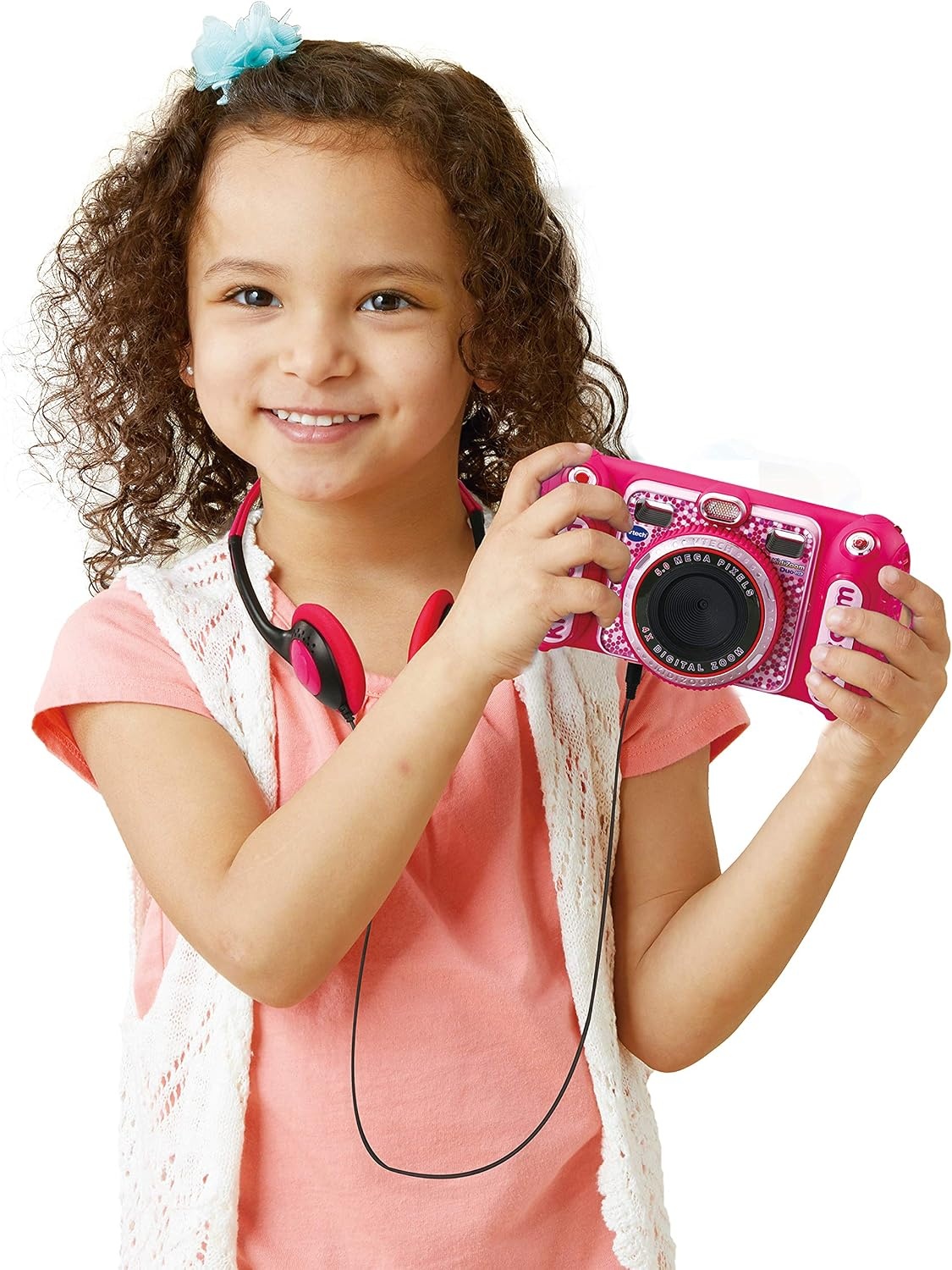 Roze Kindercamera KidiZoom Duo DX | 4-10 Jaar | Selfie & Video | 29% Korting