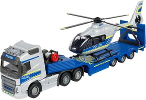 Politievrachtwagen & Helikopter Set - Nu 33% Korting!