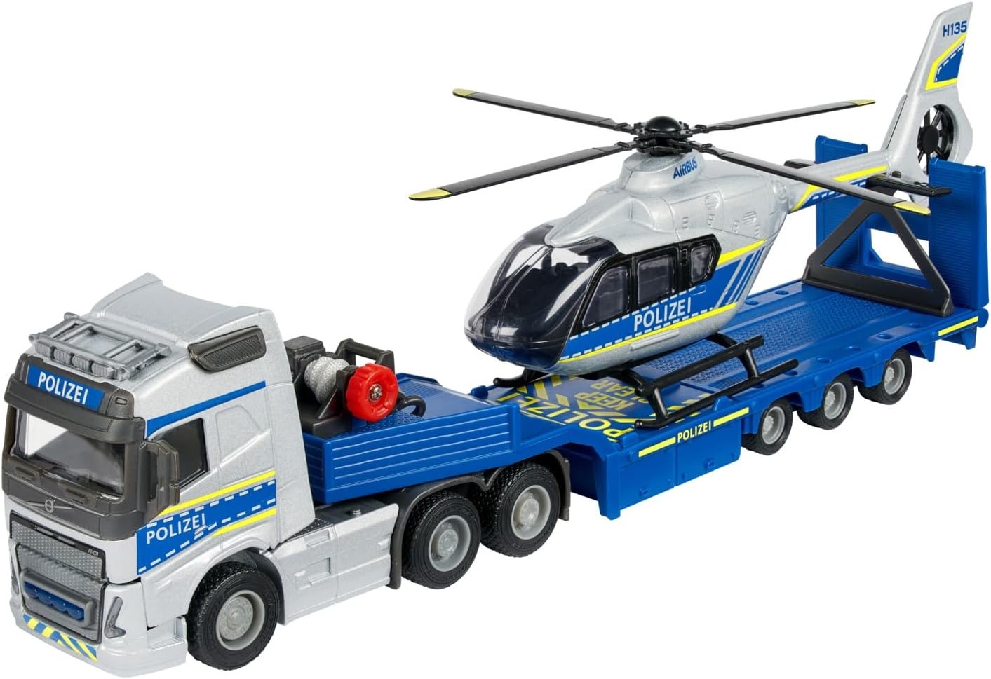 Politievrachtwagen & Helikopter Set - Nu 33% Korting!