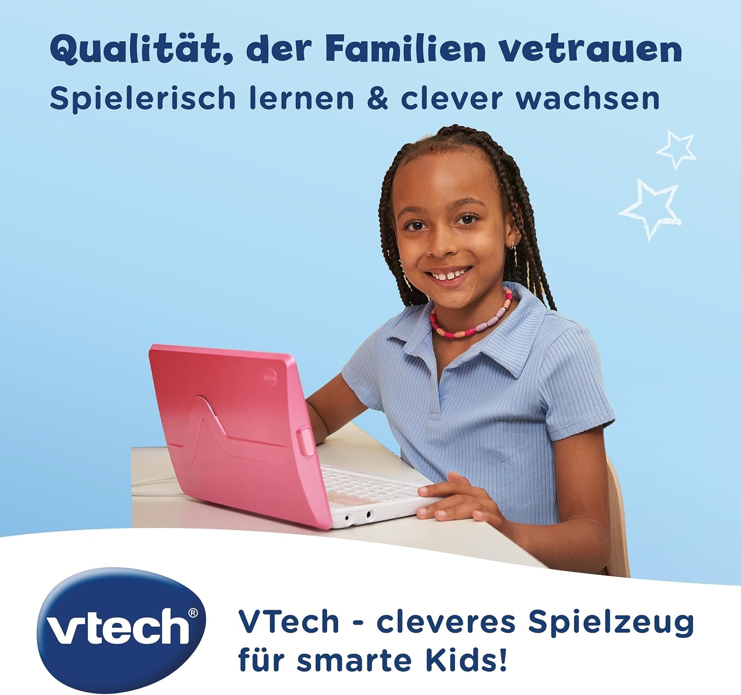 Educatieve Leerlaptop XL Roze - 40 Spellen & Internet