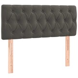 Hoofdbord Donkergrijs Fluweel 100x7x78/88 cm - 77% Korting!