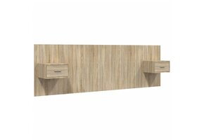 Hoofdbord met Kastjes Sonoma Eiken - 35% Korting