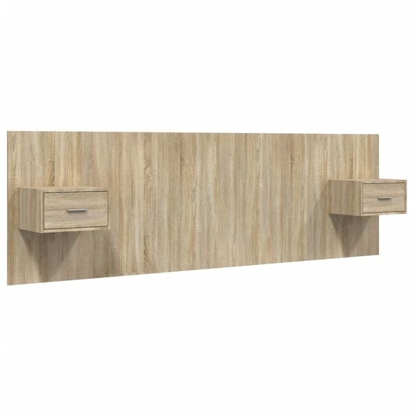 Hoofdbord met Kastjes Sonoma Eiken - 35% Korting
