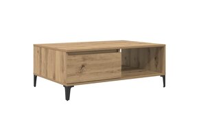 vidaXL Salontafel Artisanaal Eiken 90x60cm met 65% Korting