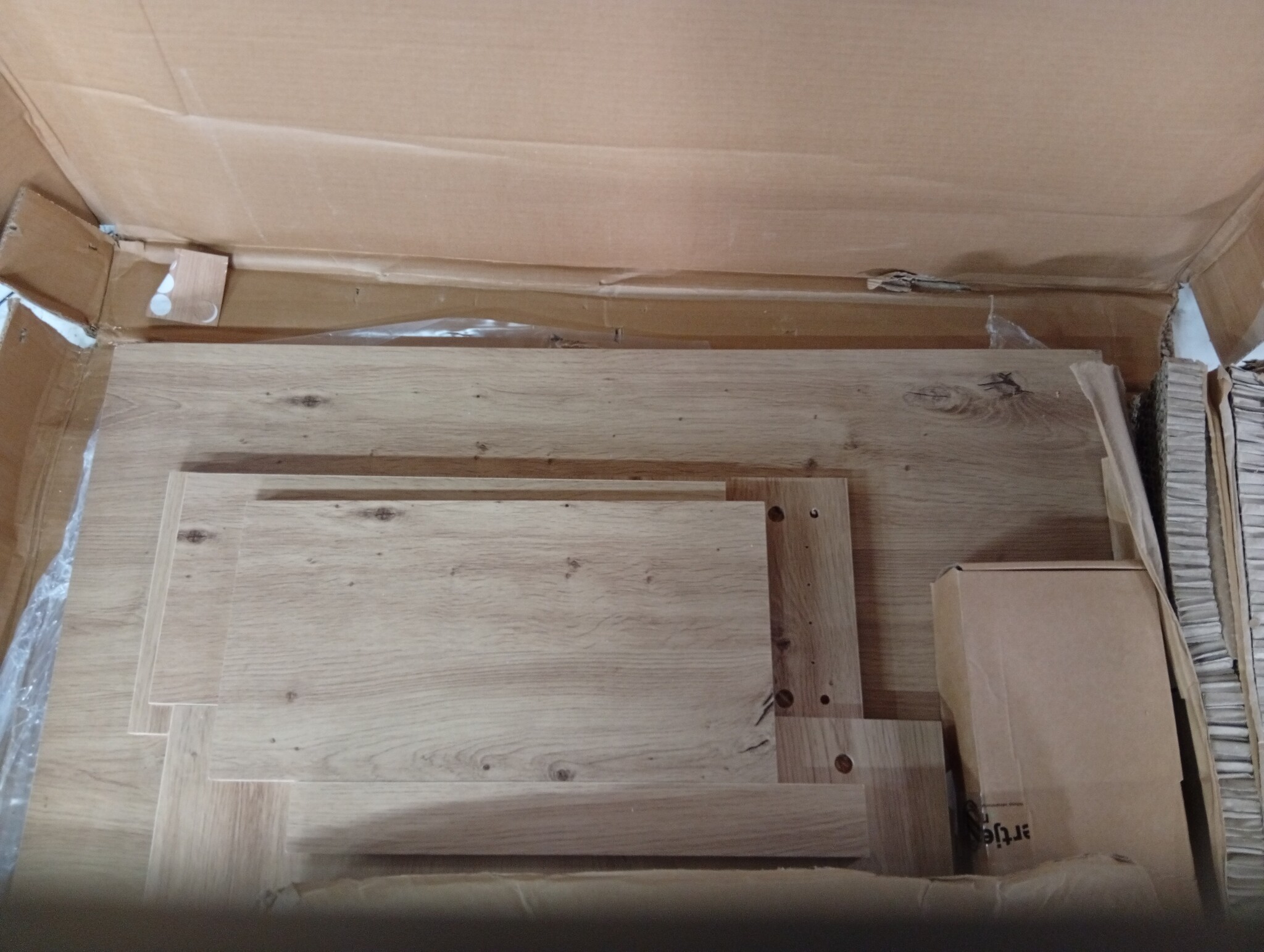 vidaXL Salontafel Eikenkleurig Bewerkt Hout 62% Korting