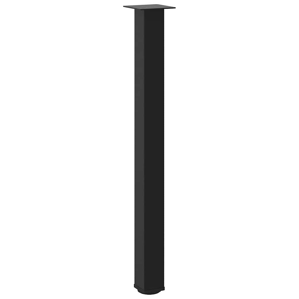 vidaXL Bartafelpoten Staal Zwart (4 stuks, 90-92 cm) - 34% Korting