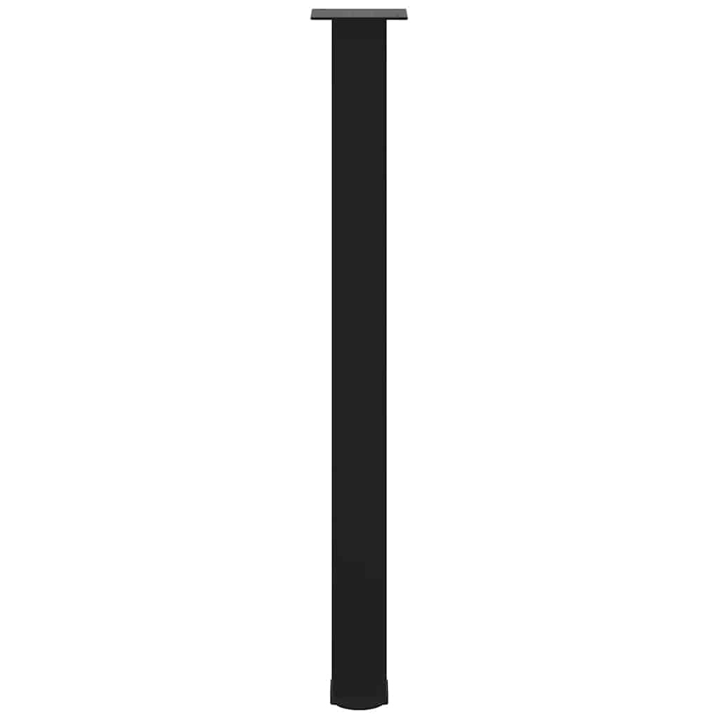 vidaXL Bartafelpoten Staal Zwart (4 stuks, 90-92 cm) - 34% Korting