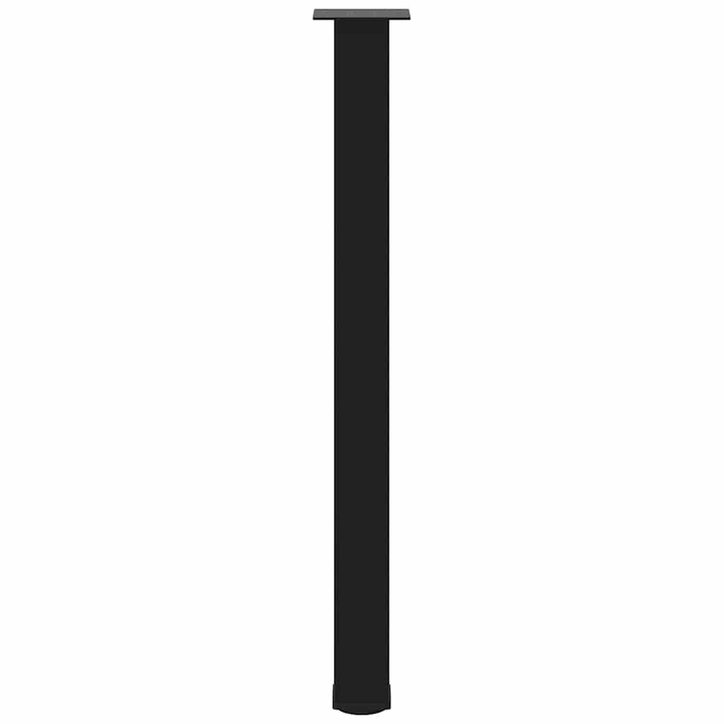 vidaXL Bartafelpoten Staal Zwart (4 stuks, 90-92 cm) - 34% Korting