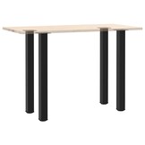 vidaXL Bartafelpoten Staal Zwart (4 stuks, 90-92 cm) - 34% Korting