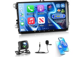 Android Autoradio 15 2G/64G VW, Seat, Skoda - 9" - 30% Korting