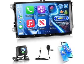Android Autoradio 15 2G/64G VW, Seat, Skoda - 9" - 30% Korting