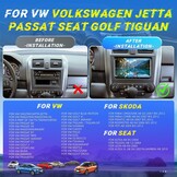 Android Autoradio 15 2G/64G VW, Seat, Skoda - 9" - 30% Korting