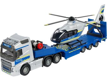 Speelgoed Politievrachtwagen met Helikopter (57% Korting)