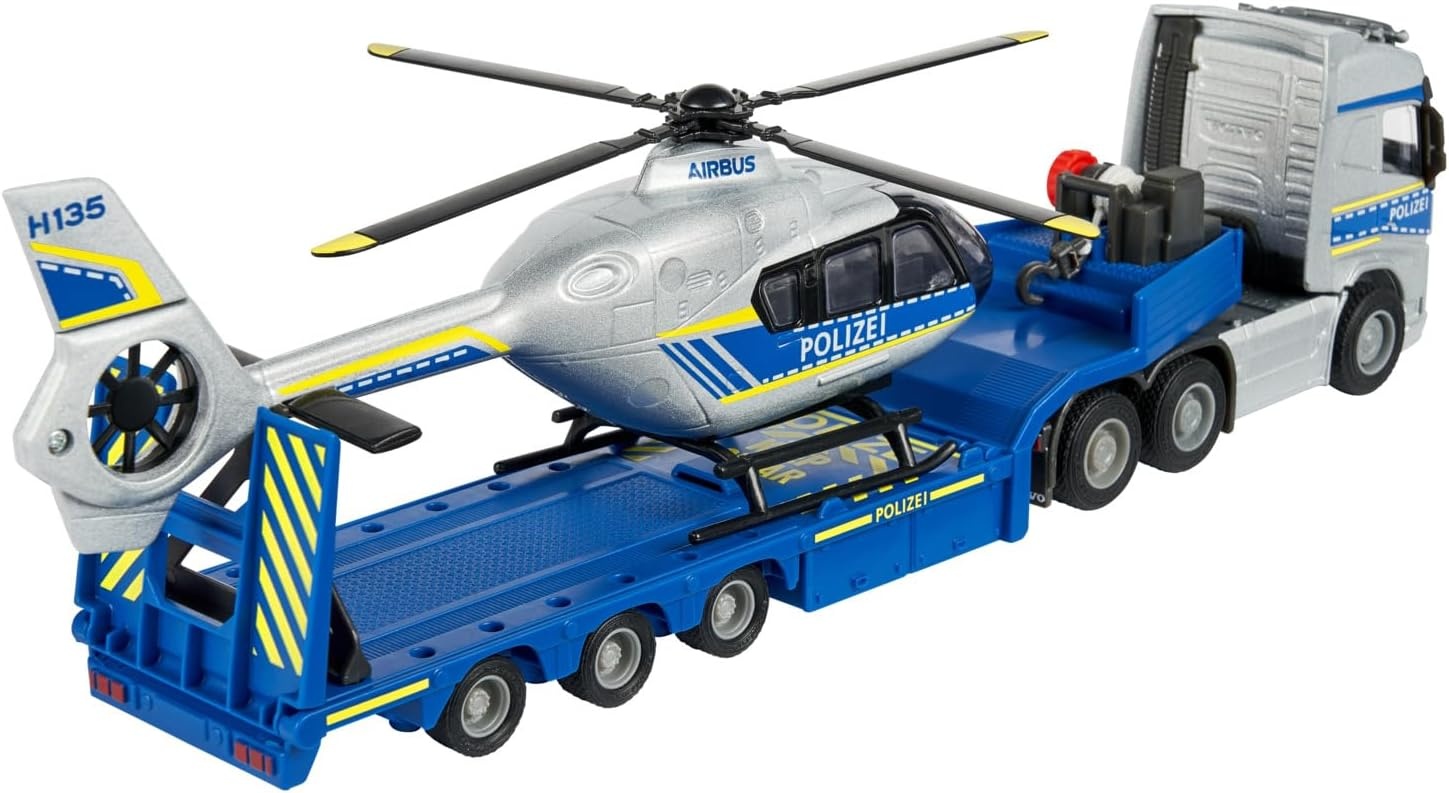 Speelgoed Politievrachtwagen met Helikopter (57% Korting)