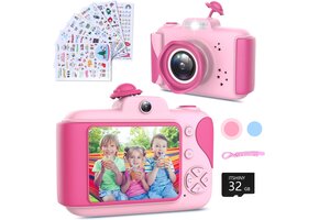 Digitale Kinder Camera 12MP 1080P met 32GB SD | 34% Korting