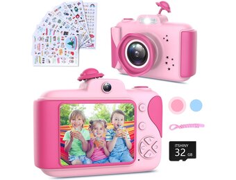 Digitale Kinder Camera 12MP 1080P met 32GB SD | 34% Korting