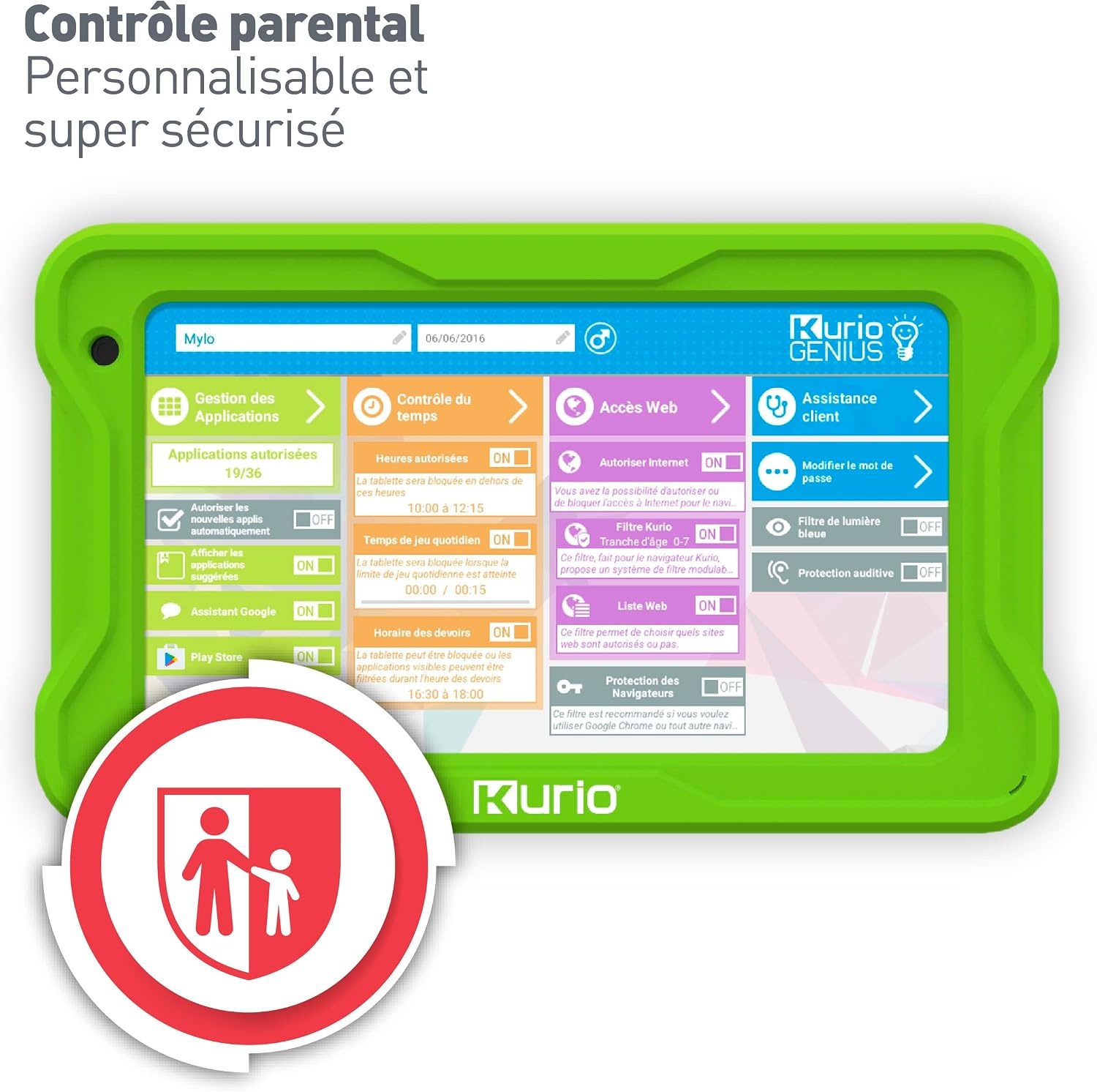 Kurio Gulli Kinder Tablet 7" Android 13 - 35% Korting
