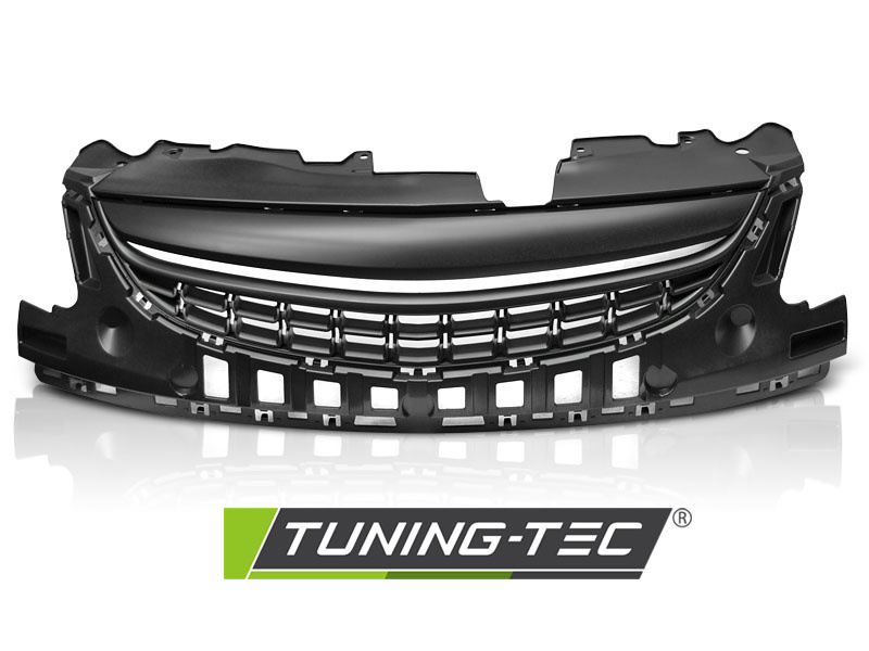 Grill Opel Corsa D (11-14) Mat Zwart - 49% Korting!