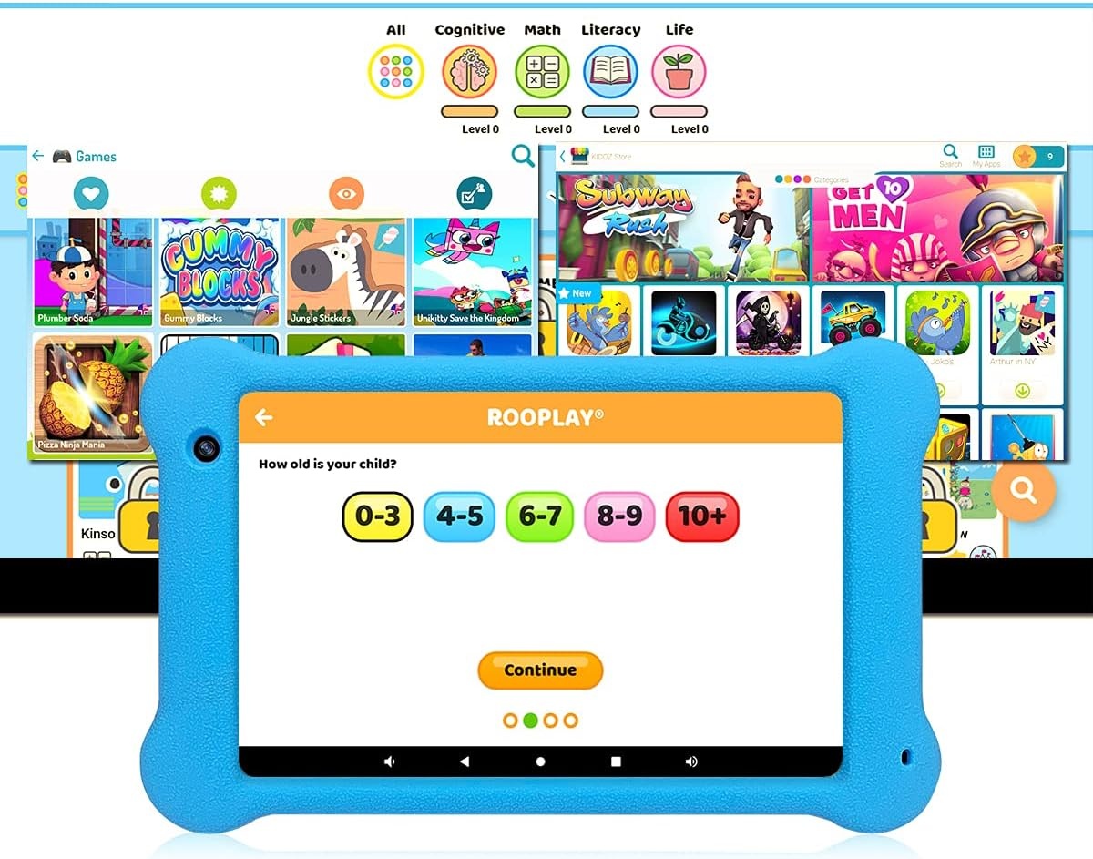 Kinder Tablet Anxonit 7" FHD 2GB/32GB Blauw - 29% Korting