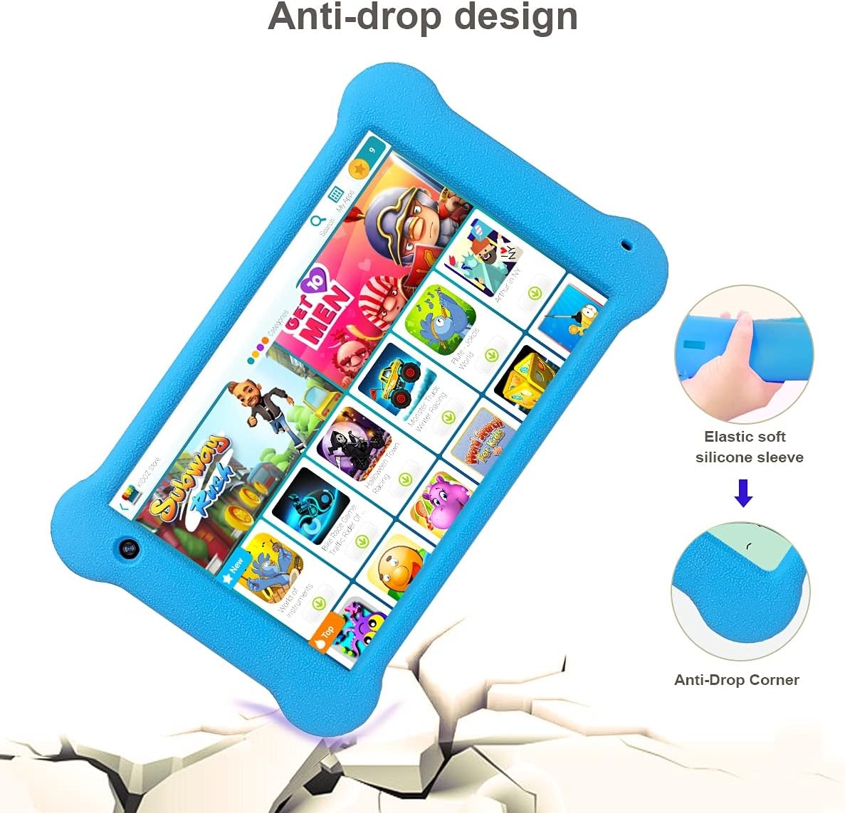 Kinder Tablet Anxonit 7" FHD 2GB/32GB Blauw - 29% Korting