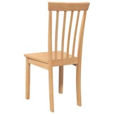 vidaXL Eetkamerstoelen Massief Hout Naturel - 2 stuks, 30% Korting