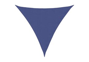 Blauw Driehoekig Zonnescherm van Oxford Stof (3,6m) - 39% Korting!