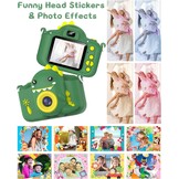 Kindercamera Gofunly 1080P Dino-Groen - 33% Korting