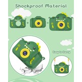 Kindercamera Gofunly 1080P Dino-Groen - 33% Korting
