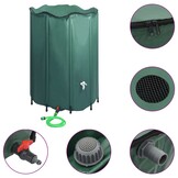 Inklapbare Regenton met Kraan - 1250L - 30% Korting!