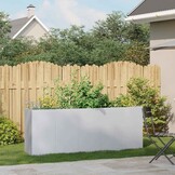 VidaXL Plantenbak 200x40x80 cm Gegalvaniseerd Staal - 30% Korting!