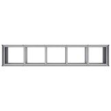 VidaXL Plantenbak 200x40x80 cm Gegalvaniseerd Staal - 30% Korting!
