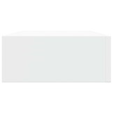 vidaXL Wandschap met Lade - Wit MDF (40x23,5x10 cm) - 29% Korting!
