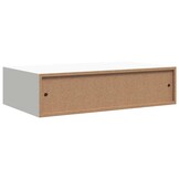 vidaXL Wandschap met Lade - Wit MDF (40x23,5x10 cm) - 29% Korting!