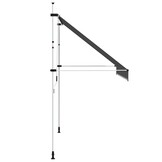Uittrekbare Luifel 300 cm Antraciet - 34% Korting
