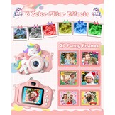 Kinderen Camera Gofunly Eenhoorn Wit - 20MP - 1080p - Incl. 32GB SD