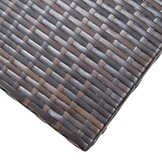 Inklapbare Poly Rattan Kruk Bruin - 34% Korting