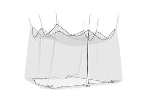 vidaXL Klamboe Buiten 300x300x250 cm Zwart - 34% Korting!