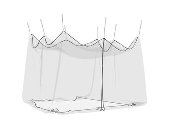 vidaXL Klamboe Buiten 300x300x250 cm Zwart - 34% Korting!