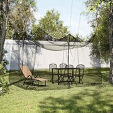 vidaXL Klamboe Buiten 300x300x250 cm Zwart - 34% Korting!