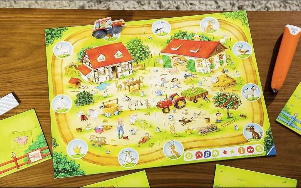 Ravensburger tiptoi Boerderij Raadselplezier - Leerzaam Logicaspel (3+jr)