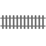 vidaXL Grijs Hek 200x60 cm | 34% Korting