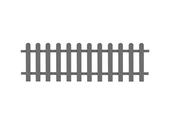 vidaXL Grijs Hek 200x60 cm | 34% Korting