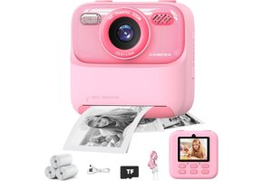 Masterbee Instant Camera voor Kinderen: Printen, Spelletjes & HD Video met 33% Korting!
